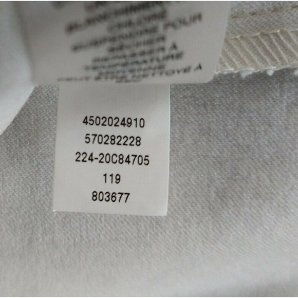 Chico's Lightweight Jacket Beige Palm Leaf Print Stretch Women's Large Button Up - Picture 10 of 10